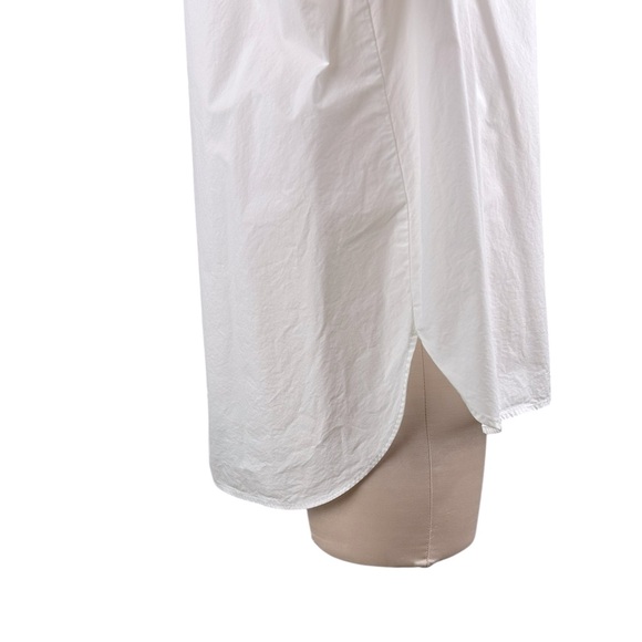 Scotch & Soda Cotton Poplin Balloon Sleeve Oversized Button Down Shirt - Picture 10 of 14